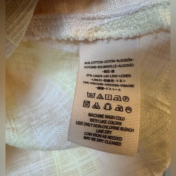 Free People Away at Sea Striped Women’s Button Top - Picture 5 of 7